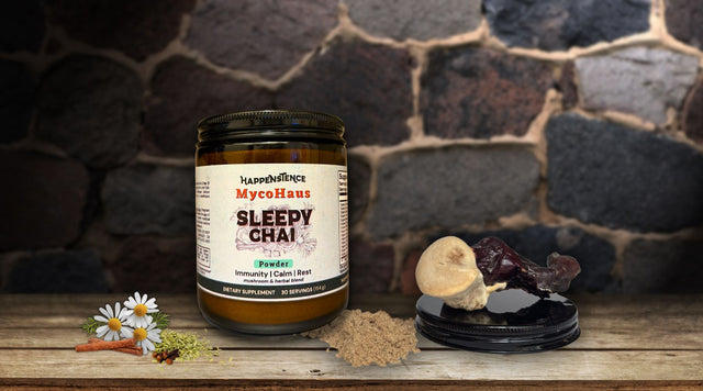 Introducing MycoHaus Sleepy Chai: A Functional Mushroom and Herbal Blend for Rest - Happenstence