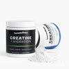 Happenstence Creatine Duo Bundle with powder poured out next to scoop