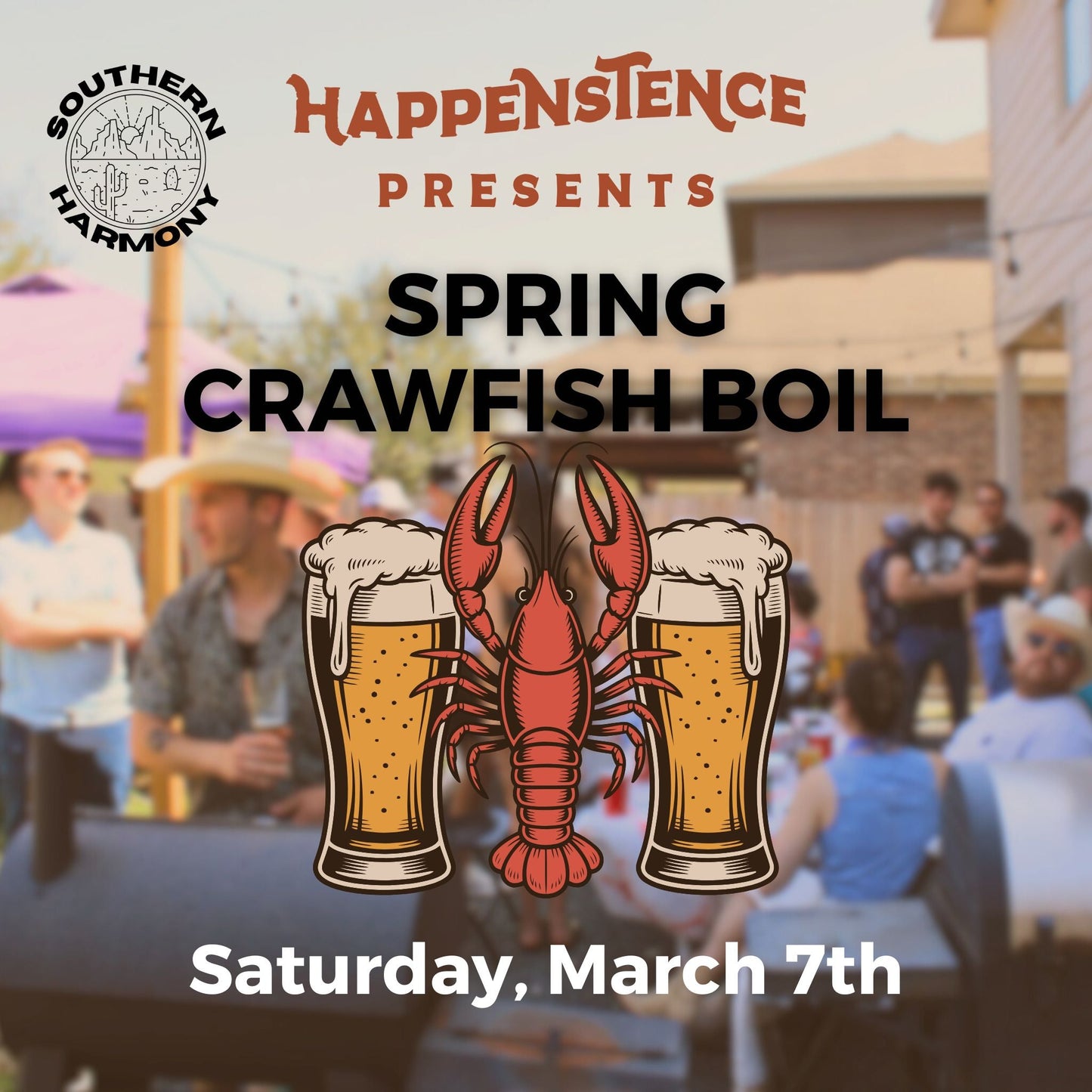 Crawfish Boil 3/7/26 - Happenstence®