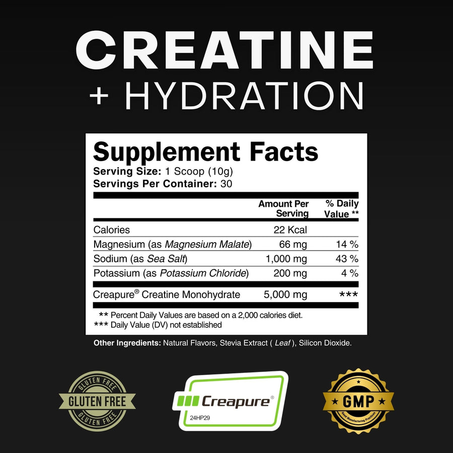 Creapure® Creatine Hydration Powder - Happenstence®