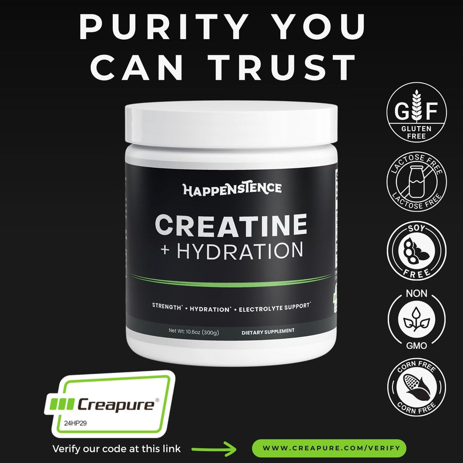 Creapure® Creatine Hydration Powder - Happenstence®