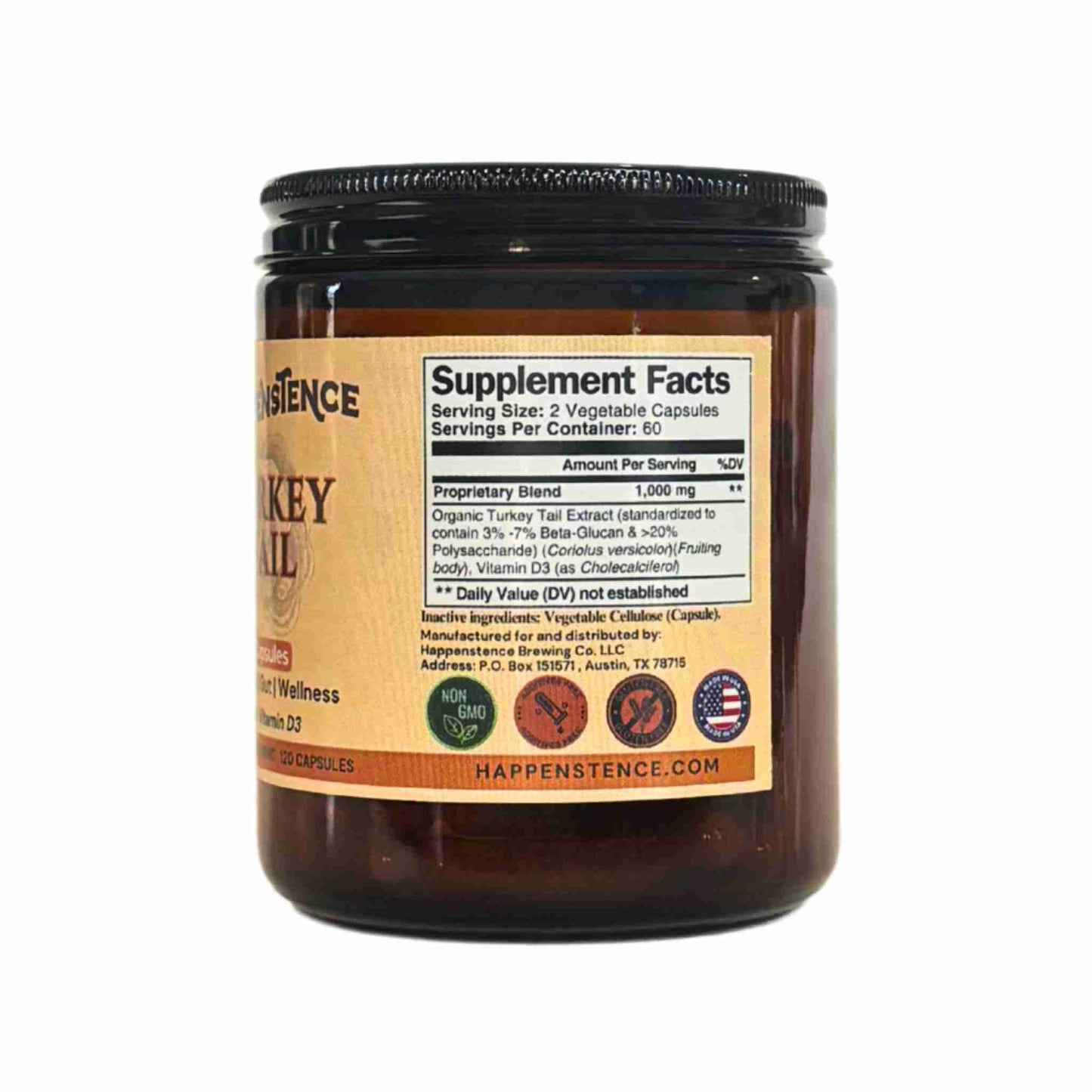 Turkey Tail Capsules - Happenstence®