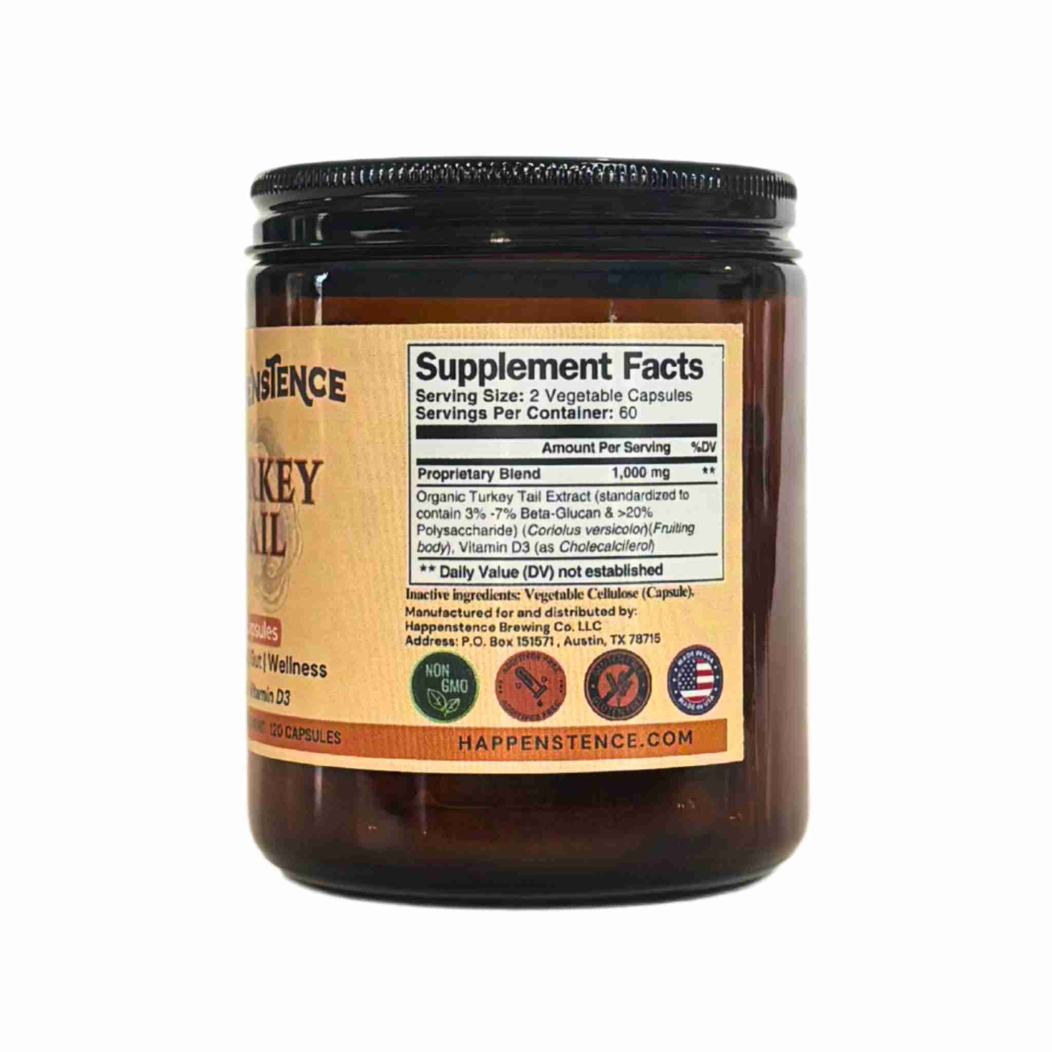 Turkey Tail Capsules - Happenstence®