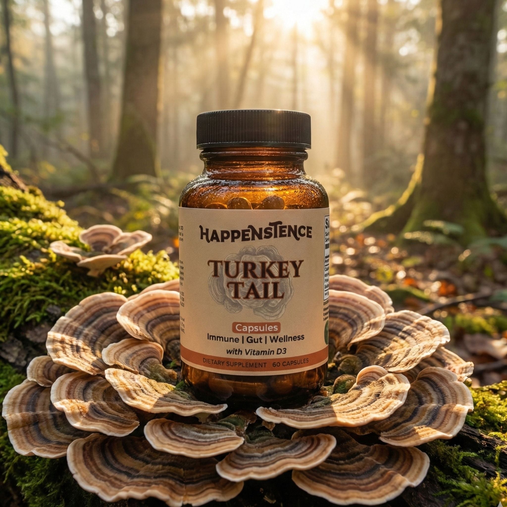 Turkey Tail Capsules - Happenstence®