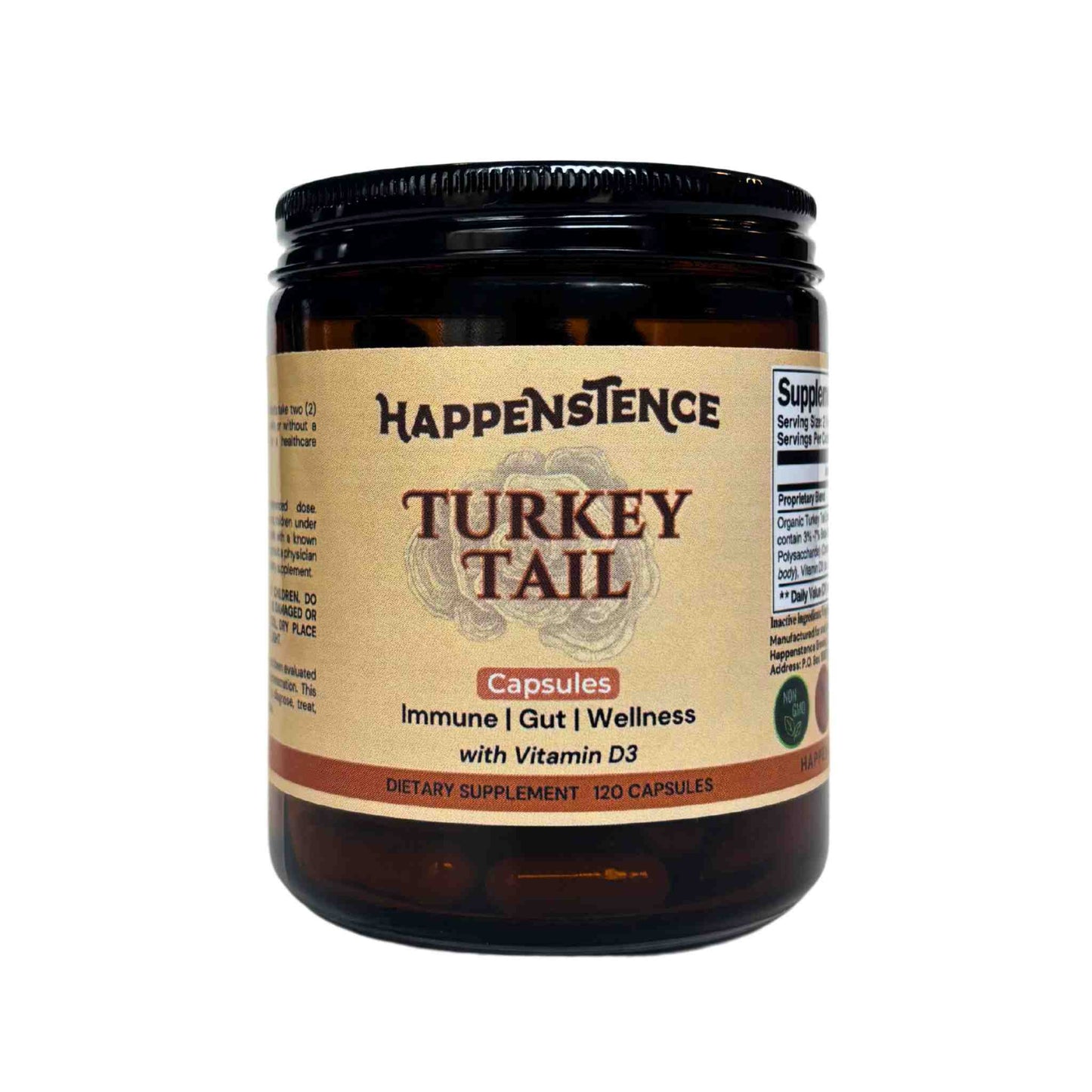 Turkey Tail Capsules - Happenstence®