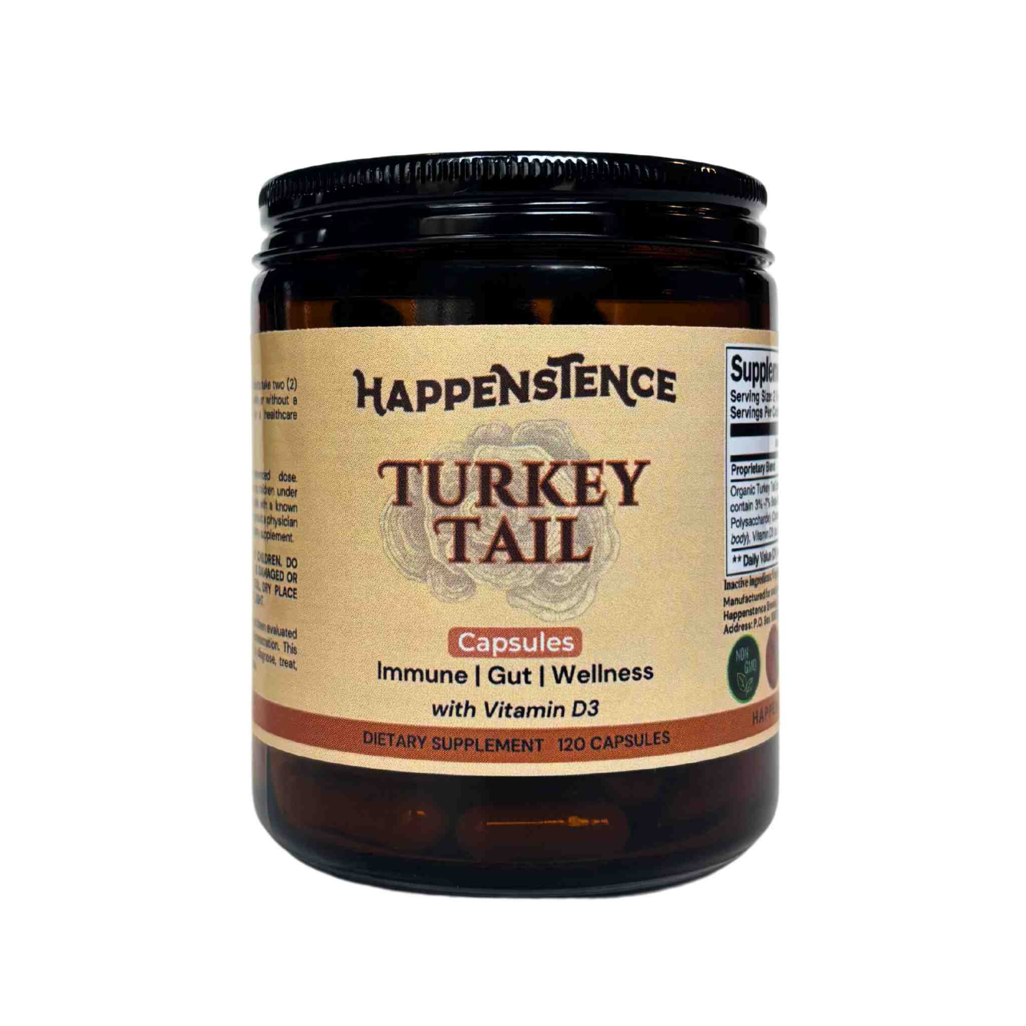 Turkey Tail Capsules - Happenstence®